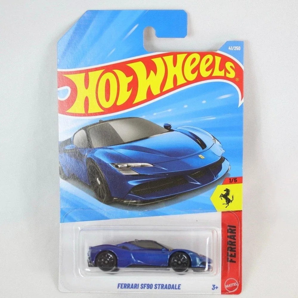 Hot Wheels Blue Ferrari SF90 Stradale Toy Car - NEW